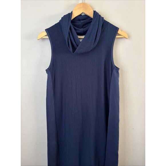 Saturday Sunday Anthropologie Navy Tank Dress, Cowl Neckline, XS, Summer, Casual - Picture 2 of 5